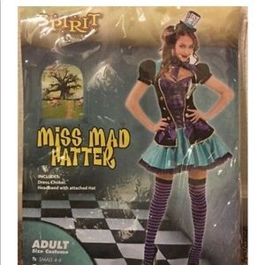 spirit halloween Other - Miss mad hatter Halloween costume spirit halloween Other - Miss mad hatter Halloween costume